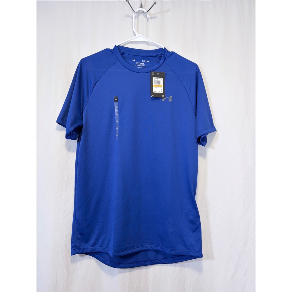 Under Armour Tech 2.0 SS Tee Royal‎ Blue Loose Fit Training Shirt Small